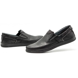 Polbut Zapatos verano hombre piel 09 para verano negro con gris multicolor 7