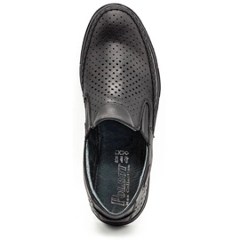 Polbut Zapatos verano hombre piel 09 para verano negro con gris multicolor 9
