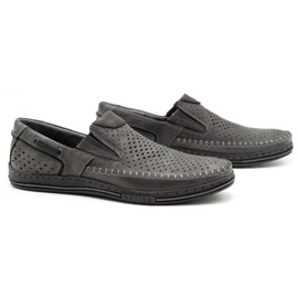Polbut Zapatos verano hombre piel gris 09 4