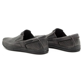 Polbut Zapatos verano hombre piel gris 09 9