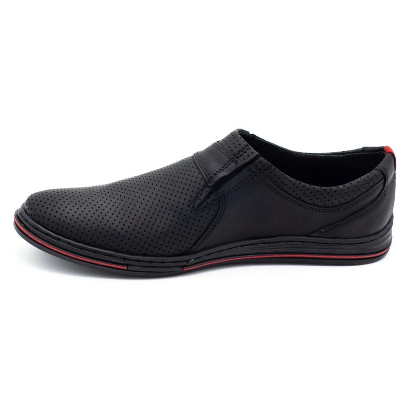 Polbut Zapato piel hombre 362 perforado negro 1