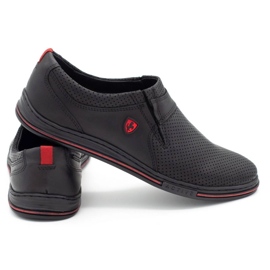 Polbut Zapato piel hombre 362 perforado negro 4