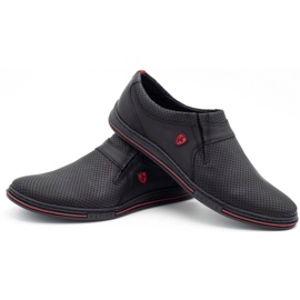 Polbut Zapato piel hombre 362 perforado negro 6