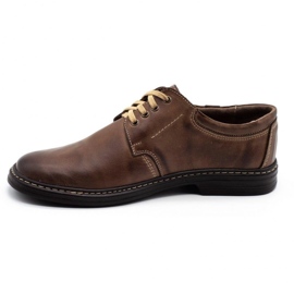 Joker Zapatos de cuero para hombre 415 marrón 1