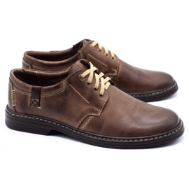 Joker Zapatos de cuero para hombre 415 marrón 2