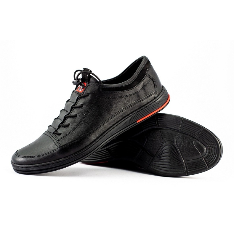 Polbut Zapatos de hombre piel casual negro K22 1