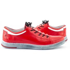 Polbut Zapato casual piel hombre K22 rojo 7