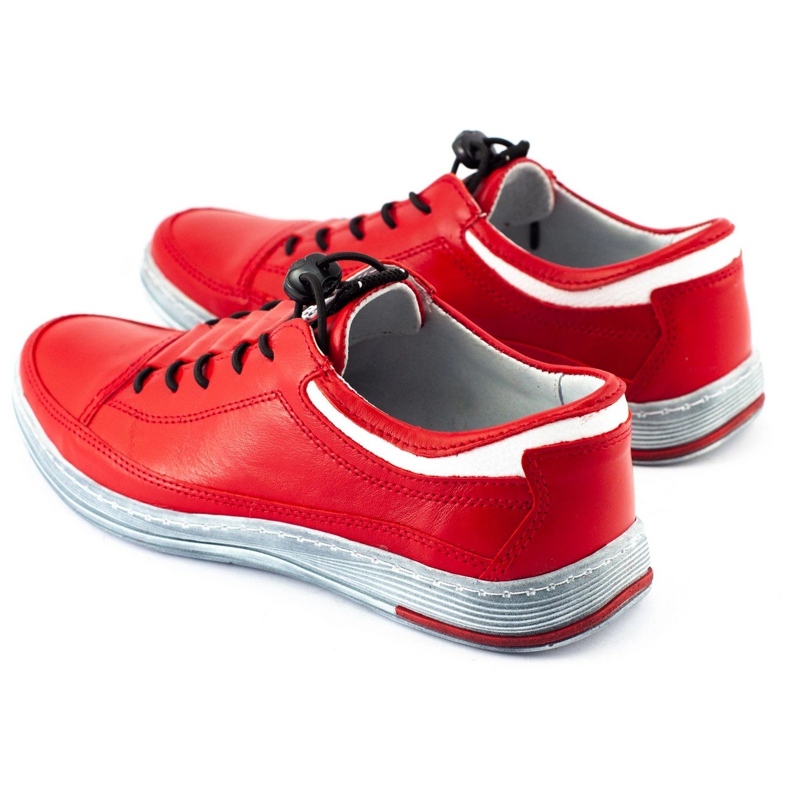 Polbut Zapato casual piel hombre K22 rojo 1