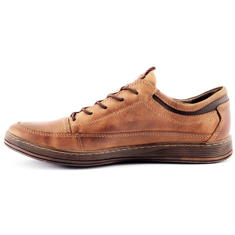 Polbut Zapato casual piel hombre K22 marrón claro 2