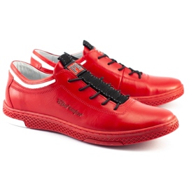 Polbut Zapato casual piel hombre K23 rojo 7