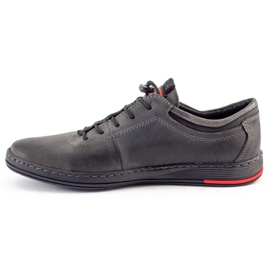 Polbut Zapato casual hombre piel K23 gris 7