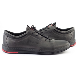 Polbut Zapato casual hombre piel K23 gris 4