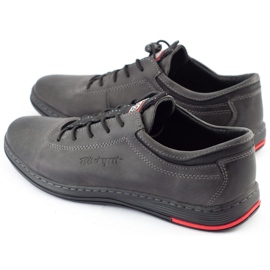 Polbut Zapato casual hombre piel K23 gris 5