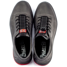 Polbut Zapato casual hombre piel K23 gris 6