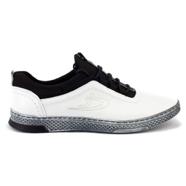 Polbut Zapato casual hombre piel K24 blanco 7