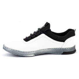 Polbut Zapato casual hombre piel K24 blanco 8