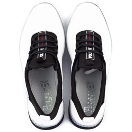 Polbut Zapato casual hombre piel K24 blanco 5