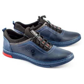 Polbut Zapatos casual hombre piel K24 azul marino 4