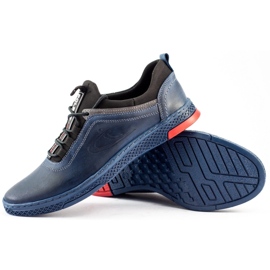 Polbut Zapatos casual hombre piel K24 azul marino 1