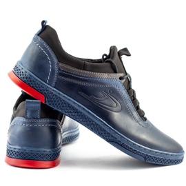 Polbut Zapatos casual hombre piel K24 azul marino 2