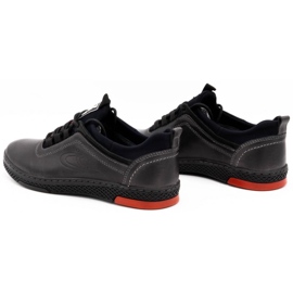 Polbut Zapato casual hombre gris piel K24 7