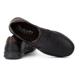 Polbut Zapatos sin cordones para hombre J51 negro 4