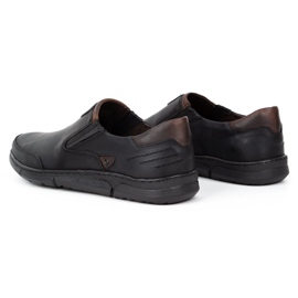 Polbut Zapatos sin cordones para hombre J51 negro 5