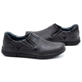 Polbut Zapatos sin cordones para hombre J51 gris 5