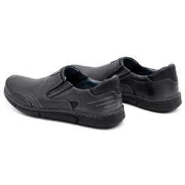 Polbut Zapatos sin cordones para hombre J51 gris 7