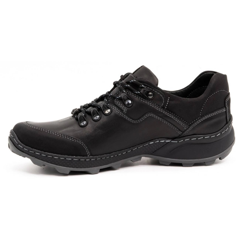 KENT Zapatos trekking hombre negro 515 1