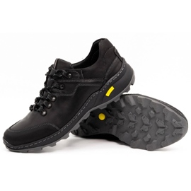 KENT Zapatos trekking hombre negro 515 3
