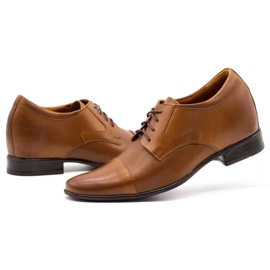 Olivier Zapatos formales de hombre P10 aumentando la altura del marrón 6