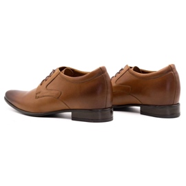 Olivier Zapatos formales de hombre P11 en aumento marrón 5