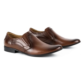 Lukas Zapatos formales sin cordones para hombre 284 marrón 2