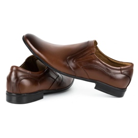 Lukas Zapatos formales sin cordones para hombre 284 marrón 5