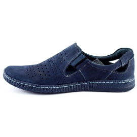 KOMODO Zapatos slip hombre 864 azul marino 5