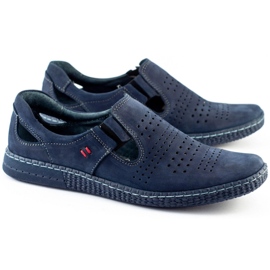 KOMODO Zapatos slip hombre 864 azul marino 6