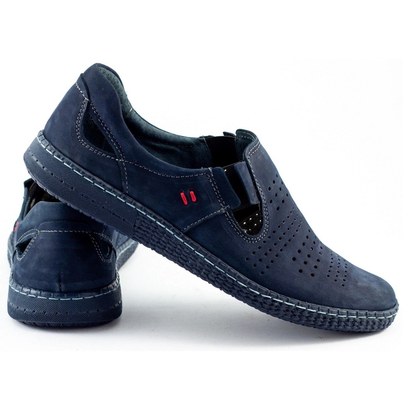 KOMODO Zapatos slip hombre 864 azul marino 1