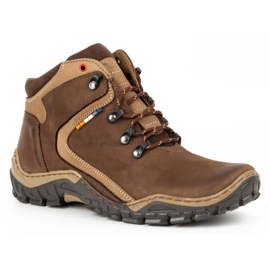 Olivier Zapatos de invierno para hombre 129 Marrón 2