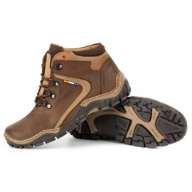 Olivier Zapatos de invierno para hombre 129 Marrón 4
