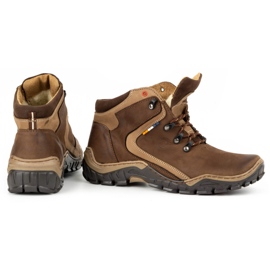 Olivier Zapatos de invierno para hombre 129 Marrón 5