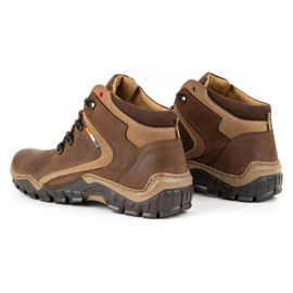 Olivier Zapatos de invierno para hombre 129 Marrón 7