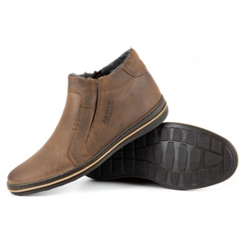 Polbut Zapatos de invierno para hombre 381 marrón 4