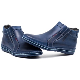 Polbut Zapatos de invierno para hombre 381 azul marino 6