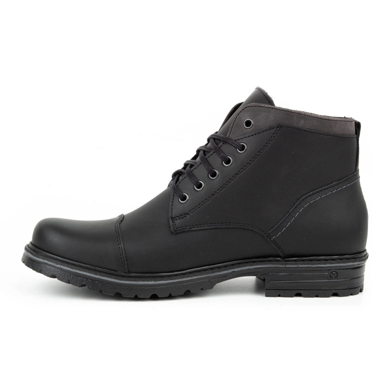 Polbut Zapatos de invierno para hombre negros C15 2