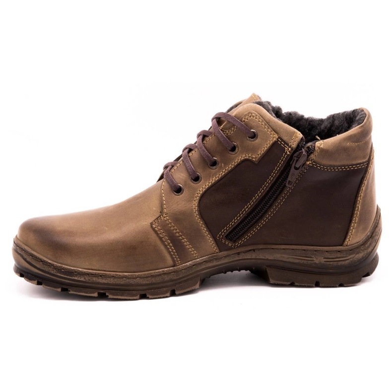 Polbut Zapatos de invierno para hombre K9s marrón 1
