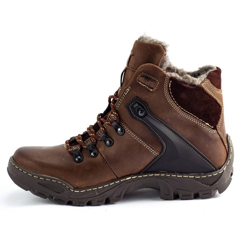 KENT Calzado de invierno para hombre Botas de nieve 119 marrón, trekking 1