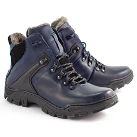 KENT Calzado de invierno para hombre Botas de nieve 119, trekking, azul marino 2