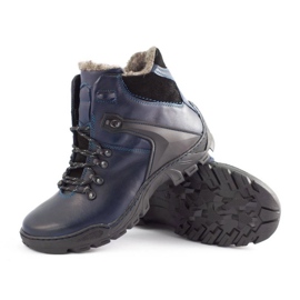 KENT Calzado de invierno para hombre Botas de nieve 119, trekking, azul marino 3