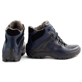 KENT Calzado de invierno para hombre Botas de nieve 119, trekking, azul marino 4